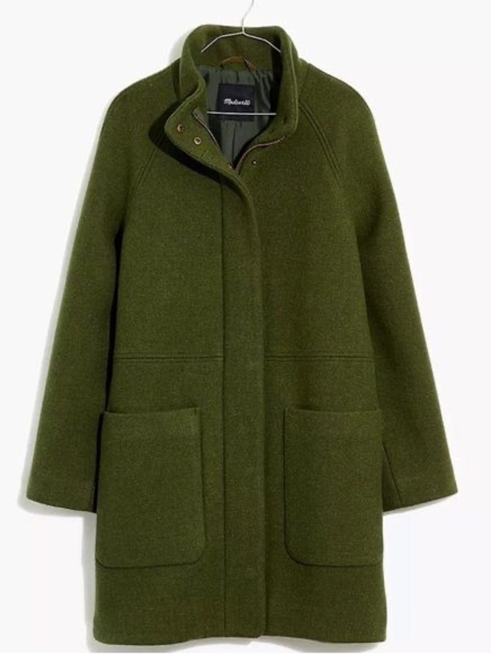 Madewell Estate Cocoon Coat - Green (Small)